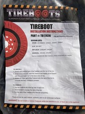 One Universal Canvas Tire Boot Tb12x26 Genie Jlg Skyjack Snorkel Scissor Lifts