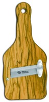 Sanelli Olive Wood Plain Truffle And Cheese Slicer Sanelli Olive Wood Plain Truffle And Cheese Slicer