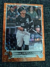 2022 Topps Series 1 Baseball Cesar Hernandez Base #28 Orange Foil /299