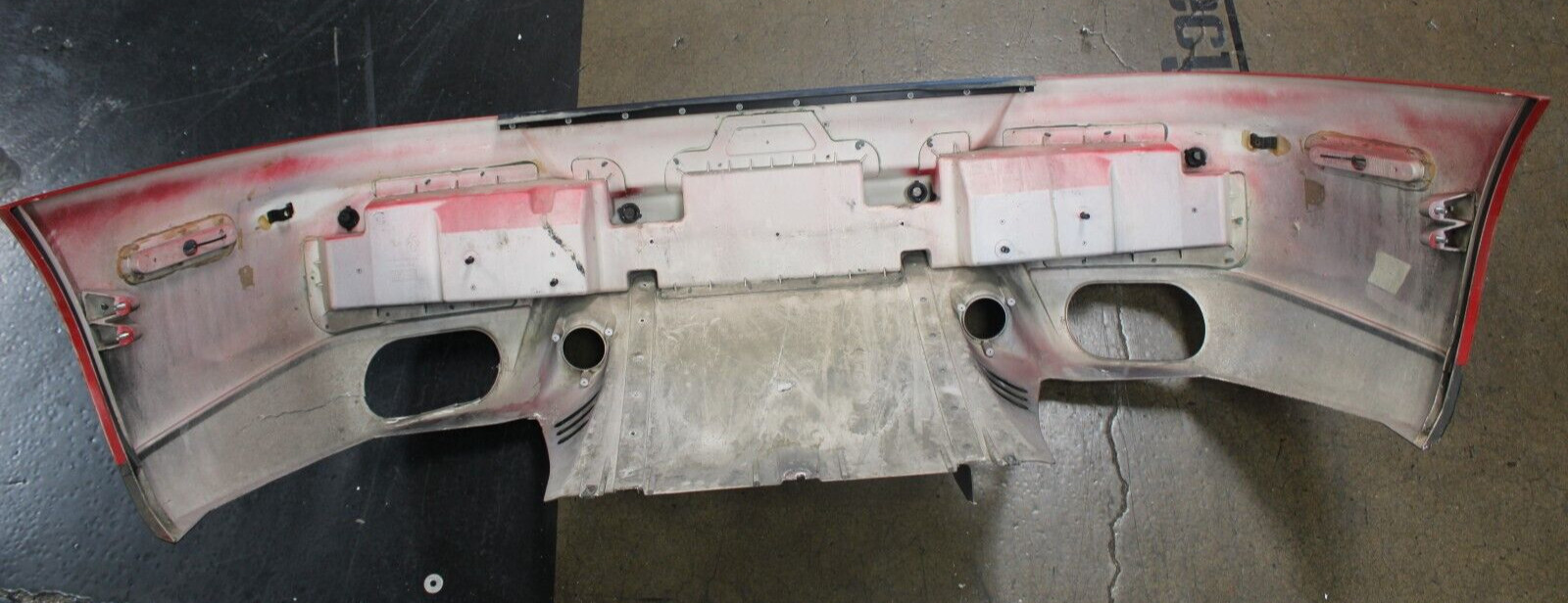Ferrari 599 GTB, Rear Bumper Cover w/ Sensor Option, Dmg, Used, P/N 82902010