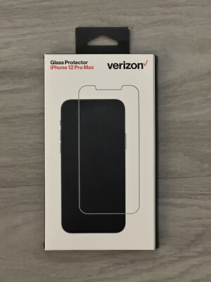 Verizon Tempered Glass Screen Protector For iPhone 12 Pro Max | eBay