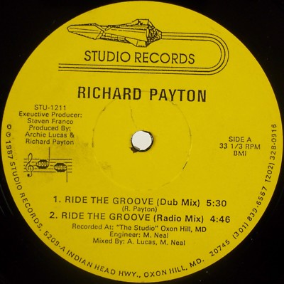 RICHARD PAYTON: Ride the Groove  87 Studio Electronic Electro STUDIO 12  NM- 