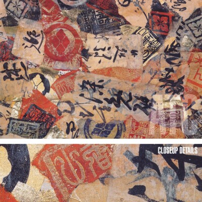 47W''x32H'' CALLIGRAPHY IN MOTION by MIA MOORE - ORIENTAL ASIAN CHOICES of CANVAS