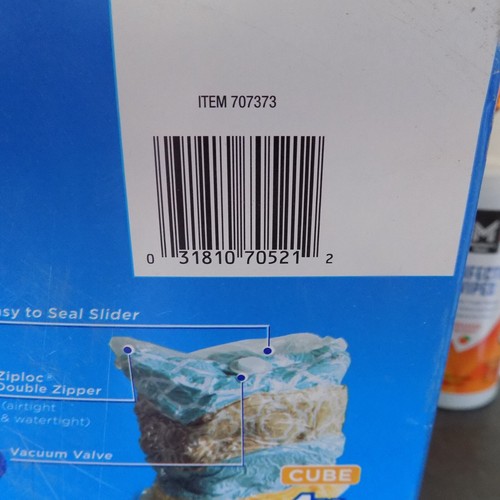 NEW Ziploc Vacuum Seal Space Bag Variety Pack of 14 (Sizes: M, L, XL, Suitcase) - Picture 9 of 12