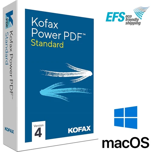 Kofax Power PDF 4.0 Standard Vollversion WIN/MAC 1 User/Gerät ML DE EFS PKC
