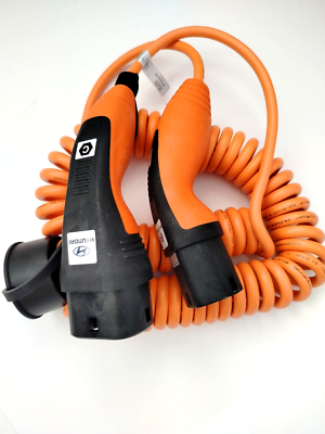 Hyundai EV Charging Cable Spiral Type 2-Type 2 20A OEM Original