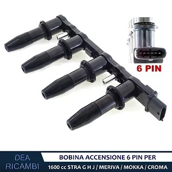Bobina Accensione per OPEL 1.6 1.8 CORSA D INSIGNIA MOKKA SIGNUM VECTRA BAPL007 - Imagen 2 de 4