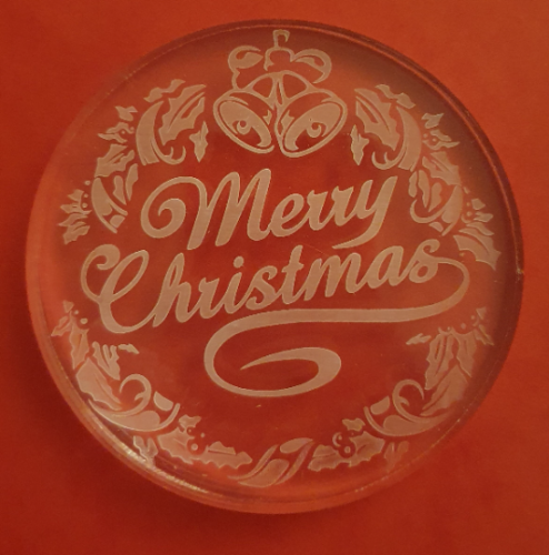 Sottobicchiere natalizie forma per resina sintetica, argilla, decorazione torta e altro - Foto 1 di 1