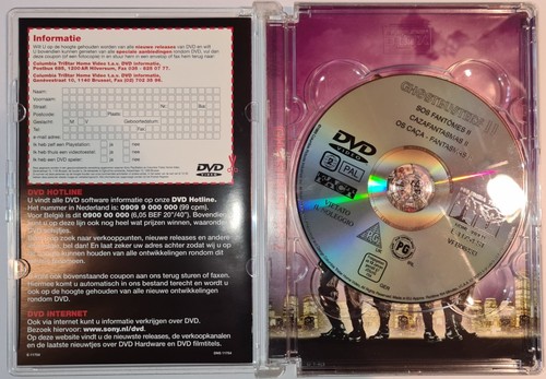 DVD : Ghostbusters 1 + 2 ... First Printing In JEWELCASE ... VERY RARE ... DUTCH - Picture 4 of 4