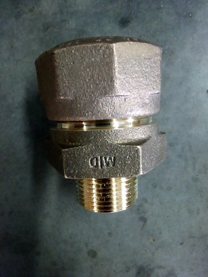 Lot Of 2 HM/JJ - COMPRESSION UNION - 1-3/8" DOWN TO 1-1/8" ID FITTINGS - Image 4 of 4