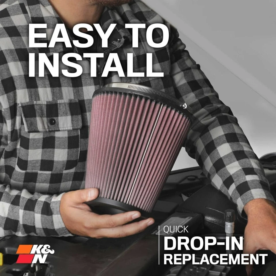 Filtro de aire de repuesto K&N para Dodge W250 D250 W350 D350 1989-1993 5,9 L E-1023 Foto 4 de 4