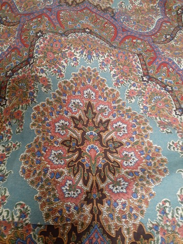 Vintage Ralph Lauren EMERSON PAISLEY Pair of King Pillow Shams-Braided Trim - Picture 5 of 6