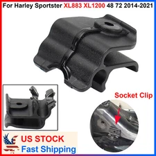For Harley Sportster XL883 XL1200 2014-2021, Left Side Battery Cover Socket Clip