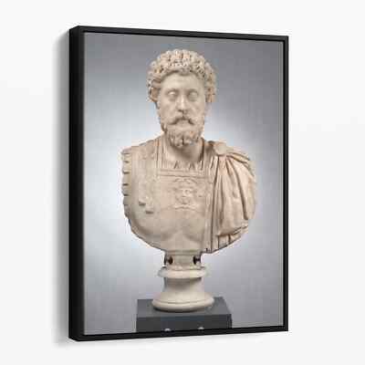 Marcus Aurelius Statue Ancient Rome Greece History Canvas Wall Art Print