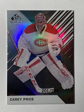 2016-17 UD SP Game Used CAREY PRICE 201/229 Rainbow Montreal Canadiens Card# 33