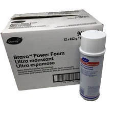 Diversey Bravo Power Foam Commercial Cleaner - Kitchen Food Service Grease (12)