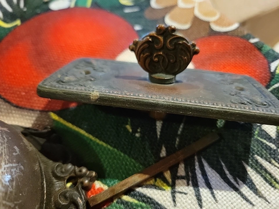 Antique Vintage Old Eastlake Victorian Twist Doorbell Turn Door Bell Ringer Door - Image 2 of 4