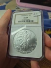 1999 American Silver Eagle Coin - NGC MS69