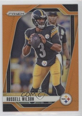 2024 Panini Prizm Orange Prizm 12/249 Russell Wilson #240 v9t