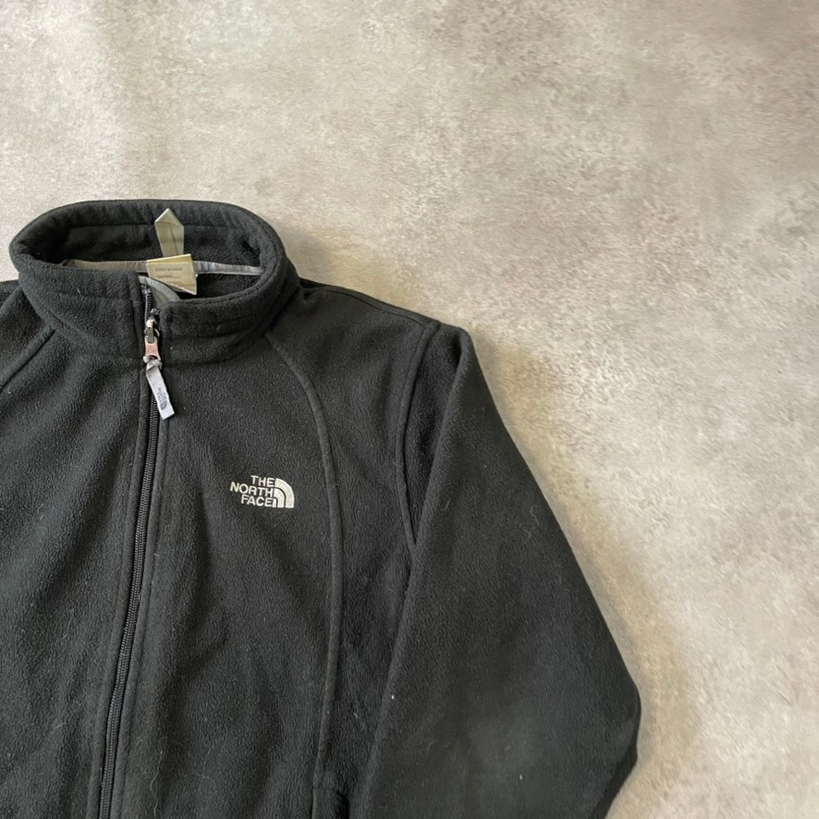 The North Face Fleece Womens Large Y2K Full Zip Jacket, Black image 2