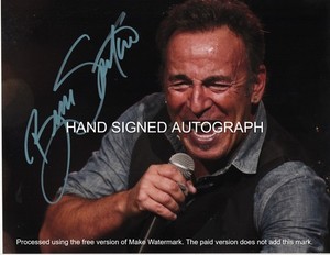 Signed Bruce Springsteen | eBay