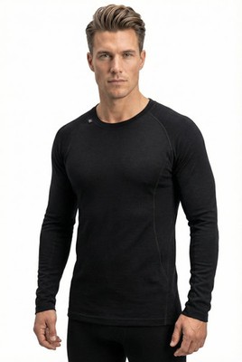 ULVANG Merino Wool Blend Mens Base Layer Thermo Top Activewear/Ski size XL