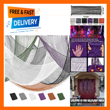 Halloween Creepy Cloth Set 6 Pack Polyester Gauze Decorations Fabric Yard Large