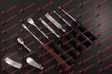 Cobb Elevators , Chisels , Bone Curette Orthopedics Spine Instruments 6 PCS Set