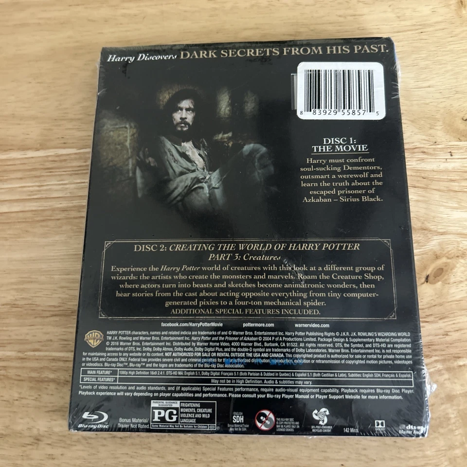Harry Potter and the Prisoner of Azkaban [Blu-ray] [2 Discs] NEW Authentic US - Image 2 of 4
