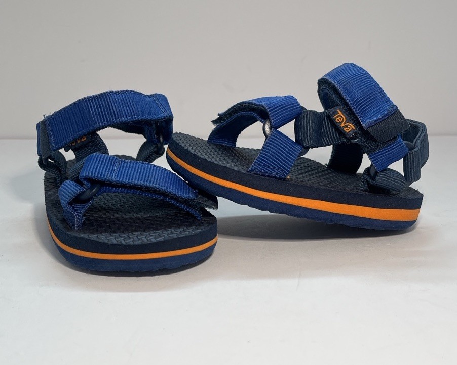 Teva Sandals Blue/orange Size 4 Baby
