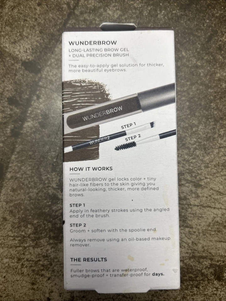 WunderBrow 1- Step Brow Gel Black/Brown, With PERMAFIX TECHNOLOGY - Image 2 of 2