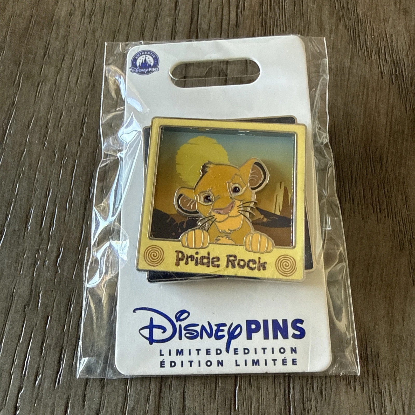 Simba Pride Rock The Lion King Disney Destinations April Limited Edition Pin