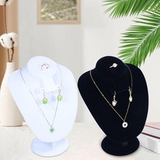 Jewelry Display Mannequin Chain Organizer Velvet Necklace Display Model for
