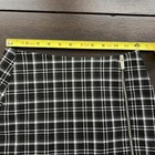 Zara Trafaluc Black White Plaid Tweed Mini Skirt Women’s XS Zipper Front Lined — photo 6