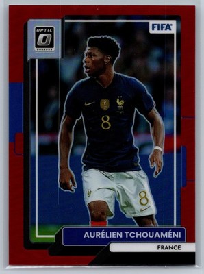 2022-23 Donruss Optic #46 Aurelien Tchouameni Red Prizm /165