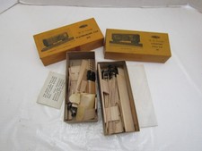 TRAIN HO SCALE RAILROAD WOOD WOODEN CAR FREIGHT BOXCAR PARTS JUNKYARD AMBROID