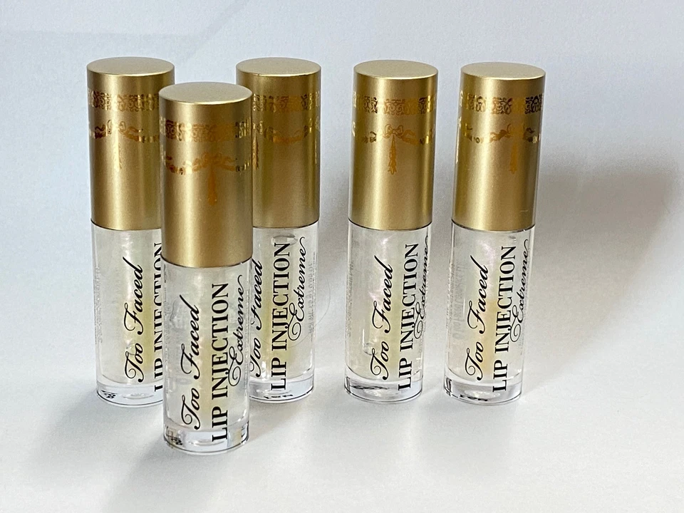 5 PACOTES Too Faced Lip Injection Extreme 0,05 oz Lip Plumper Instantâneo Novo Volume - Imagem 2 de 3