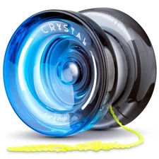 K2 Crystal Yoyo for Kids 8-12 - Responsive Dual Function Yo-Yo + 12 Strings
