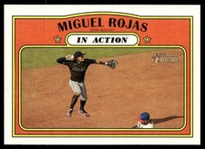 2021 Topps Heritage Miguel Rojas Miami Marlins #10