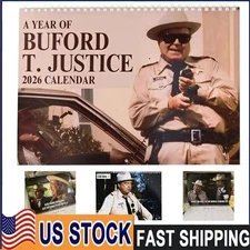 Sheriff Buford T. Justice Wall Calendar 2026, Smokey and The Bandit Calendar US