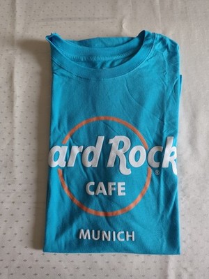 Hard Rock Cafe - Munich - München - Shirt - Blau - Gr. M - Unisex - Fanartikel 