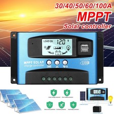 NEW100A MPPT Solar Panel Regulator Charge Controller Auto Focus Tracking 12V/24V