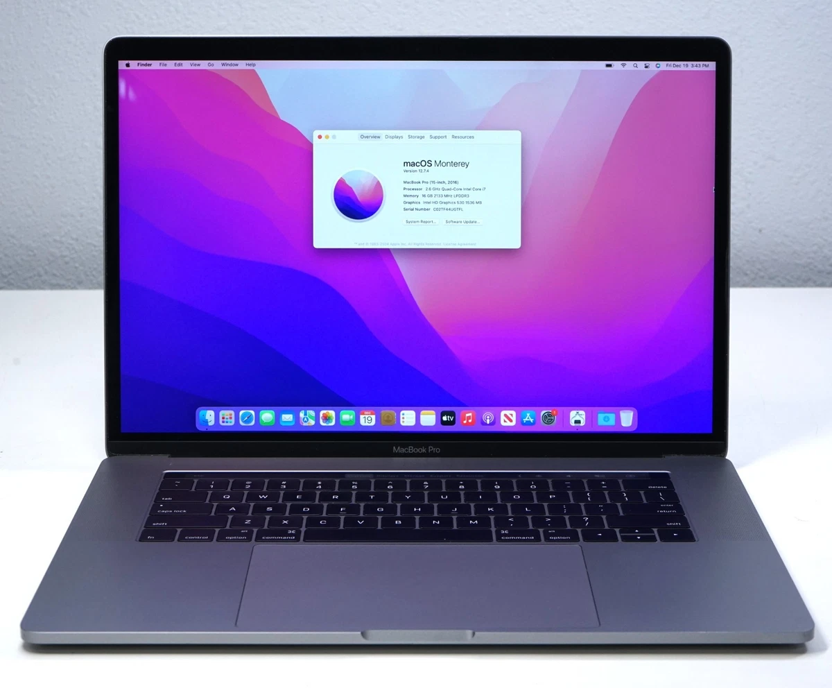 MacBook本体 Macbook Pro 2016 | C.i5 | 16 GB | 256 GB Restored Apple MacBook Pro 13.3-inch 2016 MLUQ2LL/A, 2.0 GHz Intel