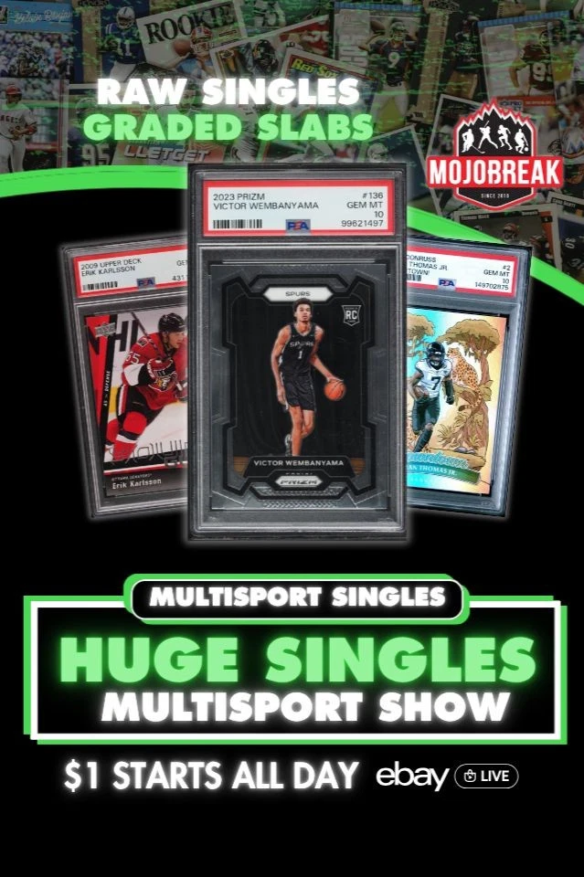 Great Deals on Sports Singles! Starting at $1
