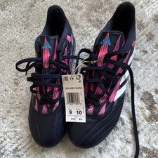 adidas Copa Pure 2 League Men's Soccer Cleats Black Pink Blue Plastic Lace Up