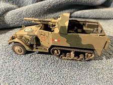 Vintage Built 1/35 scale Military Half Track Armored Truck Detailed