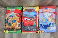 Lote de libros de peluche vintage de Disney Pillow Storybook - Cars Handy Manny Tigger & Pooh