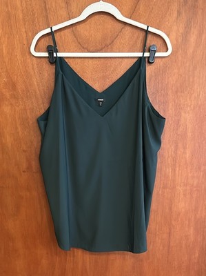 Express Hunter Green Sleeveless Top Size XL