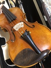 Nicely Flamed 4/4 Handcrafted Japanese Violin with Bow, Rosin, Case, etc.