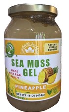 EverSmith Organics - Wildcrafted Irish Sea Moss Gel. Made in USA. Pineapple 16oz